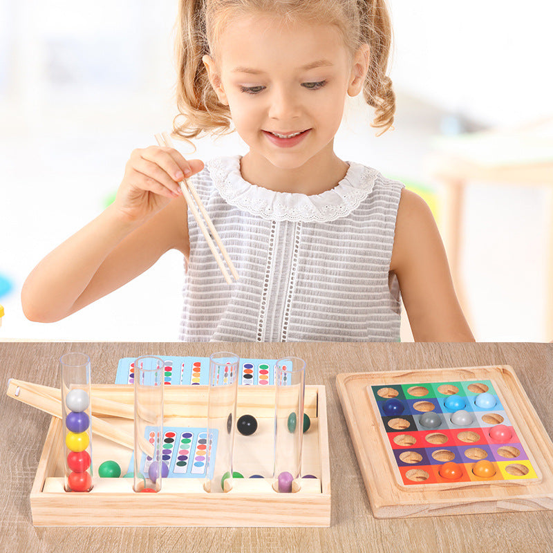 Children's Cognitive Color Gradient Matching Bead Puzzle Toy
