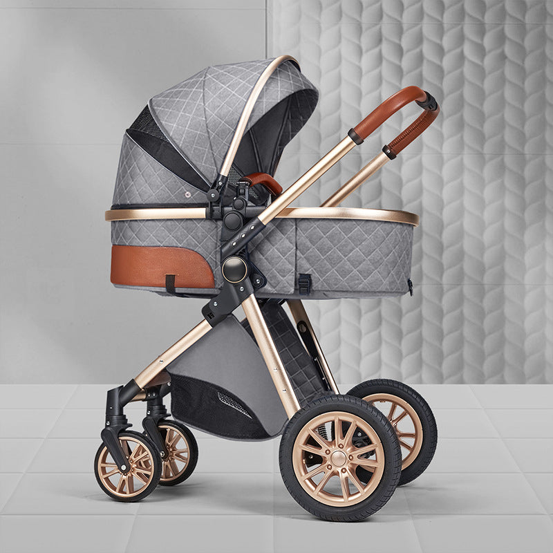 High-Landscape 2-Way Foldable Baby Stroller