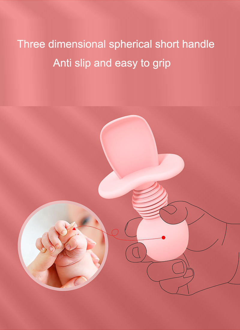 LittleBite™ Silicone Baby Spoon & Fork Set