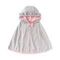 Sweet Polka Dot Cotton Baby Girl Hooded Cape