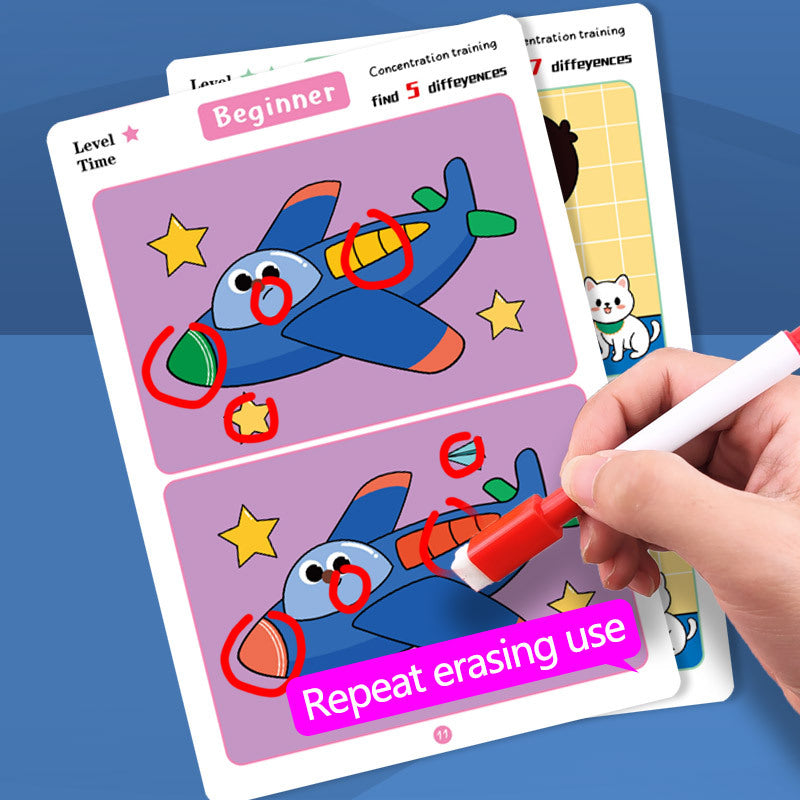 Spot the Difference Educational Card Game