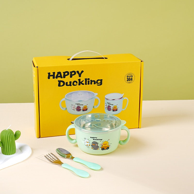 304 Stainless Steel Children's Tableware Set