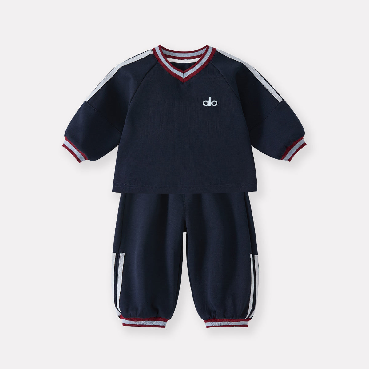 Toddler Boys Ribbon Sport Two-Piece Outfit Set