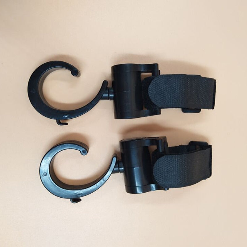 2-Piece 360° Rotating Baby Stroller Hooks
