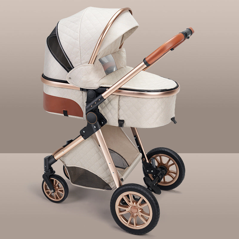 High-Landscape 2-Way Foldable Baby Stroller