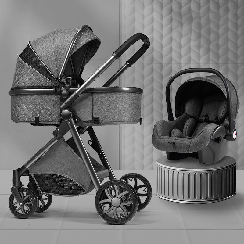High-Landscape 2-Way Foldable Baby Stroller