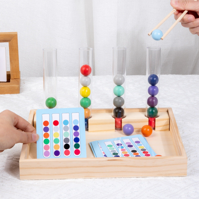 Children's Cognitive Color Gradient Matching Bead Puzzle Toy