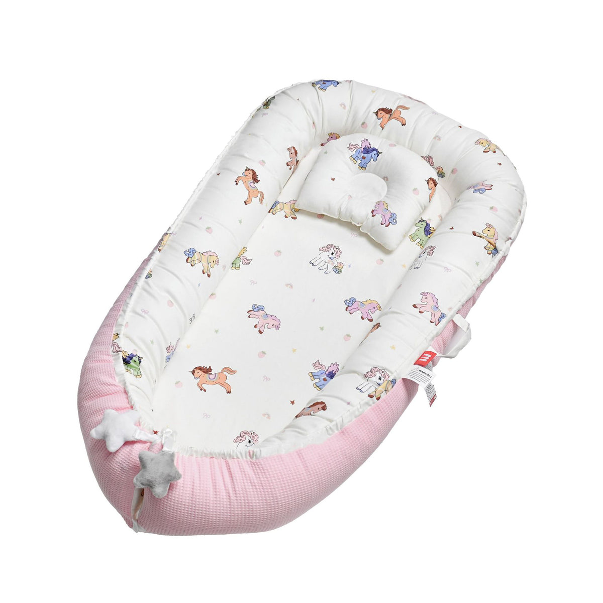 Portable Foldable Baby Crib with Removable & Washable Design