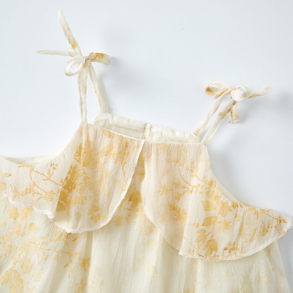 Girls' Toddler Strap Top & Shorts Two-Piece Outfit