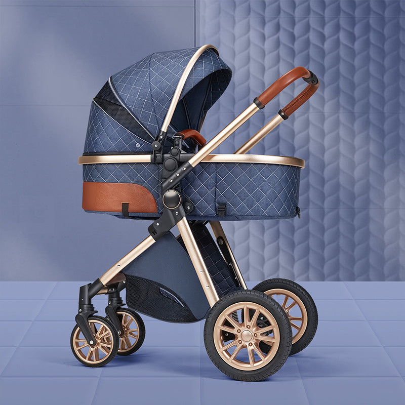 High-Landscape 2-Way Foldable Baby Stroller