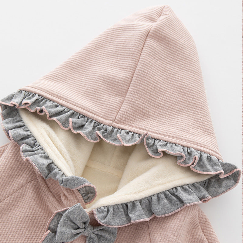 Rosalie™ Warm Hooded Cape Coat for Girls.