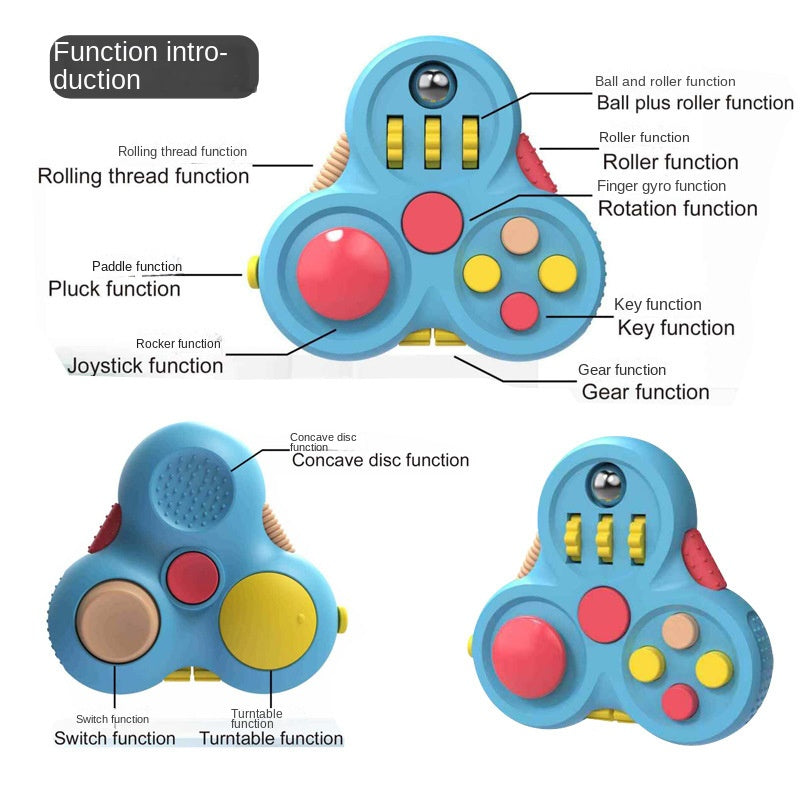Fidget Pad Handheld Gyroscope Magic Cube Finger Toy