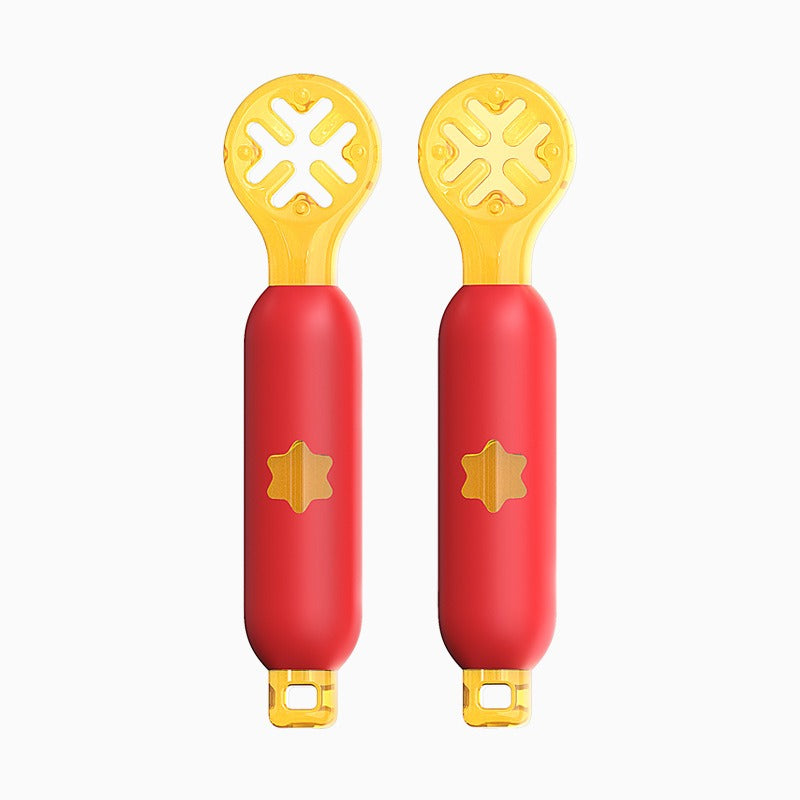 Baby Silicone Rice Paste Feeding & Teething Spoon