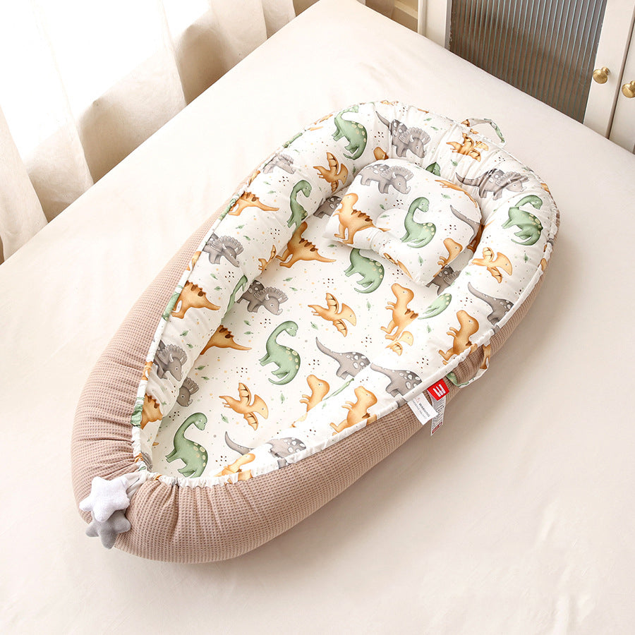 Portable Foldable Baby Crib with Removable & Washable Design