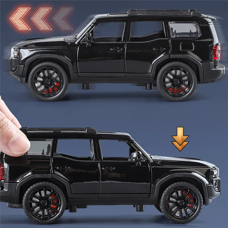 1:32 Prado Alloy Sound & Light Simulation SUV Toy Car