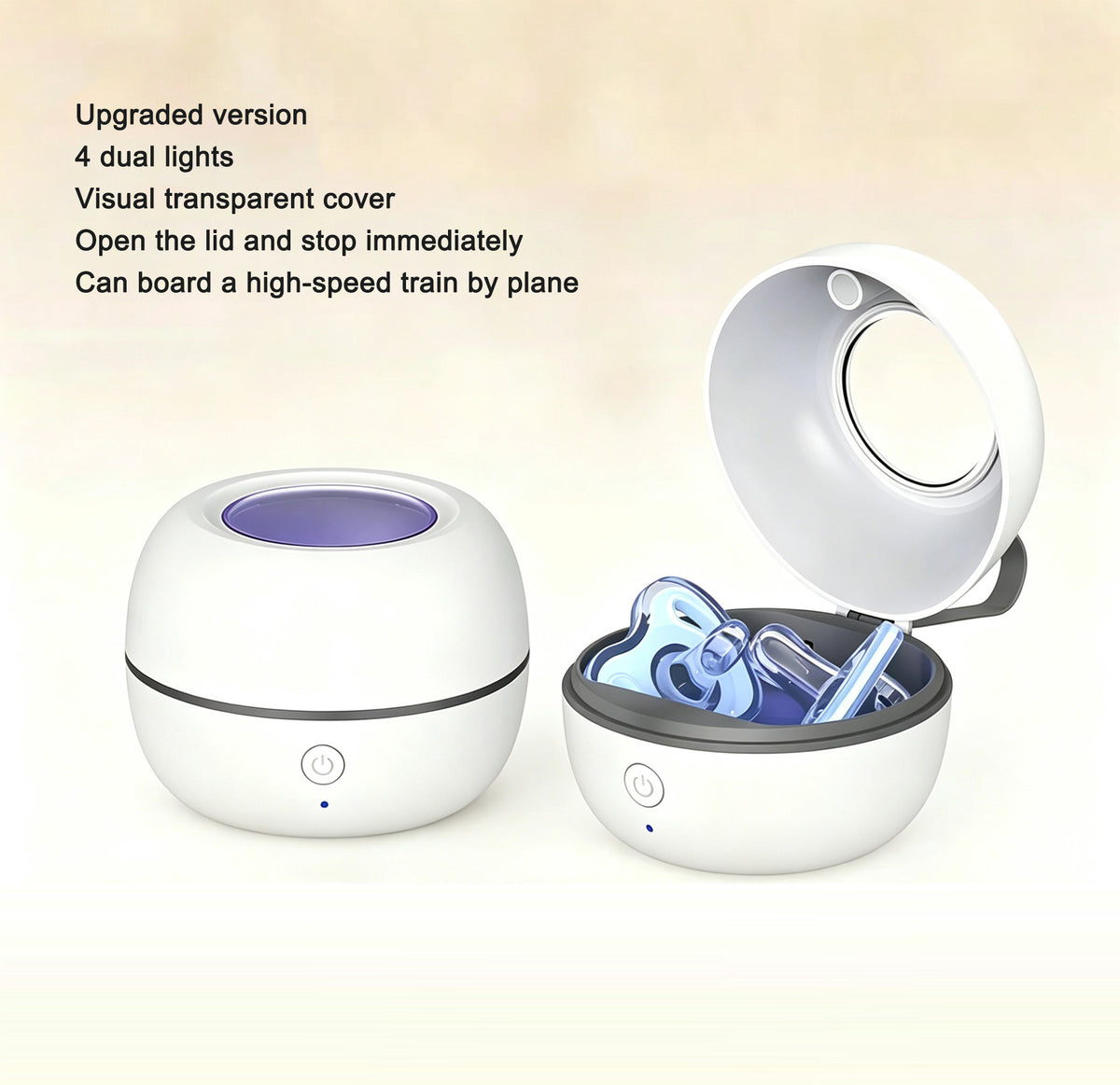 Portable Rechargeable Pacifier Sterilizer