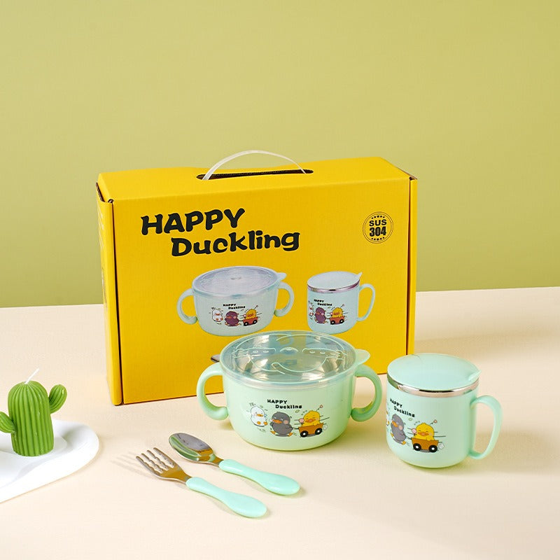 304 Stainless Steel Children's Tableware Set