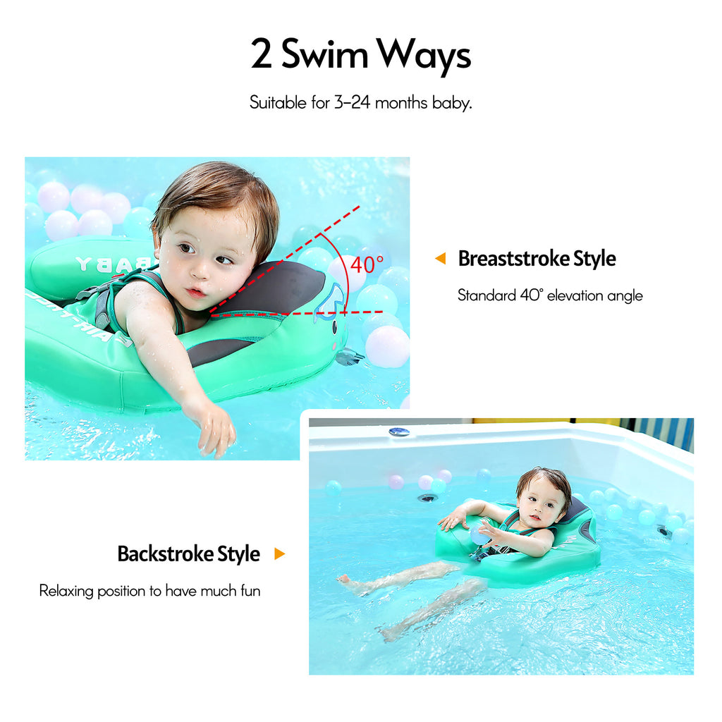 Infant Sunshade Swimming Float Seat Ring