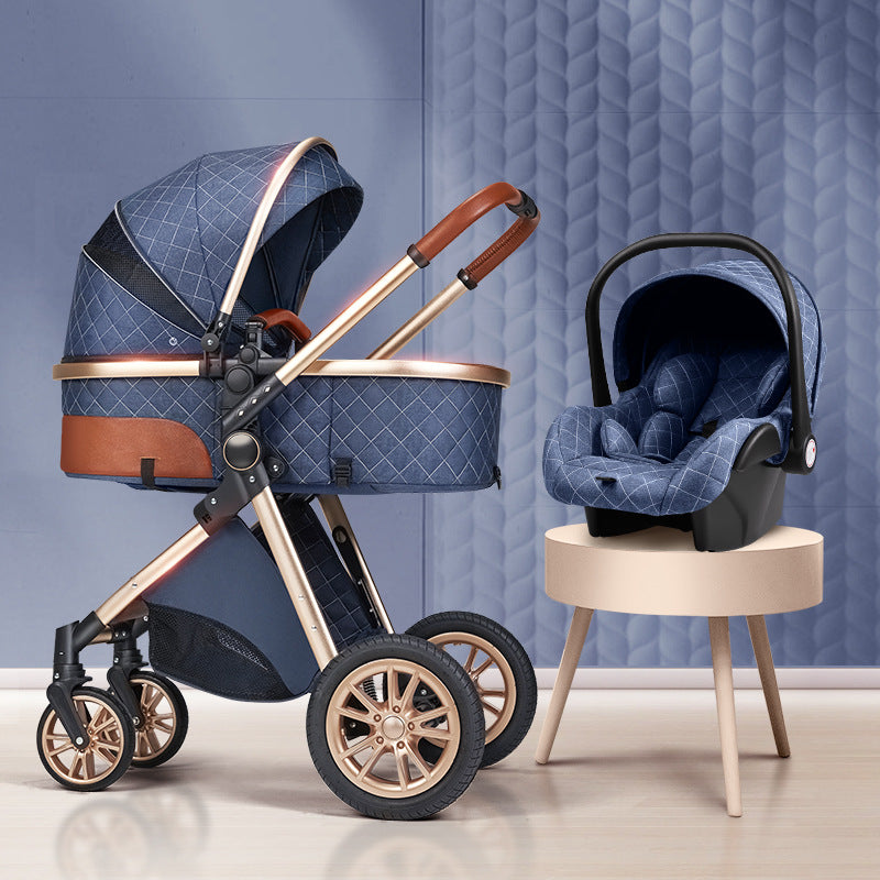 High-Landscape 2-Way Foldable Baby Stroller