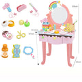 Children’s Wooden Princess Dressing Table & Jewelry Box Toy
