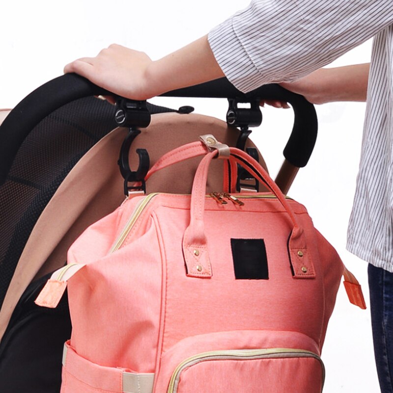 2-Piece 360° Rotating Baby Stroller Hooks
