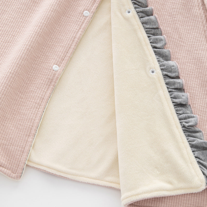 Rosalie™ Warm Hooded Cape Coat for Girls.