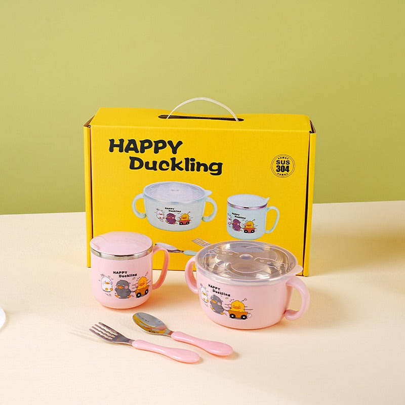 304 Stainless Steel Children's Tableware Set