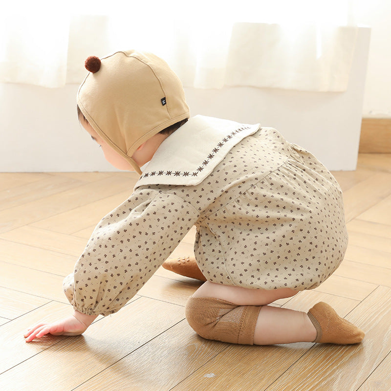 Baby Non-Slip Knee Pad Crawling Socks Set