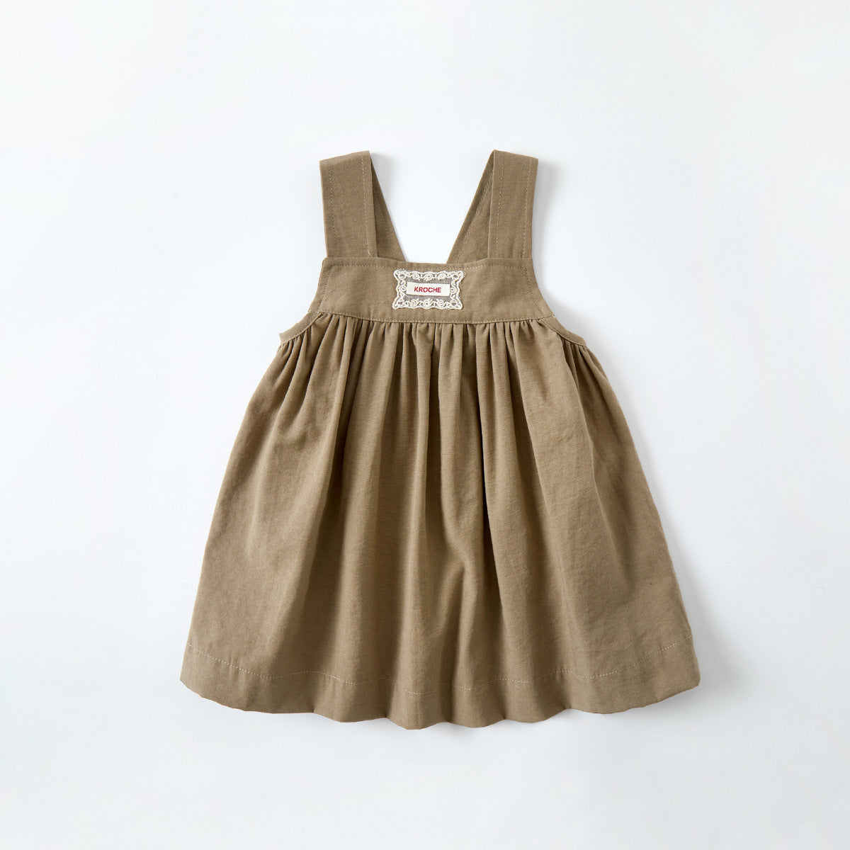 Cute Girls' Lace Bodysuit & Dress Two-Piece Summer Set