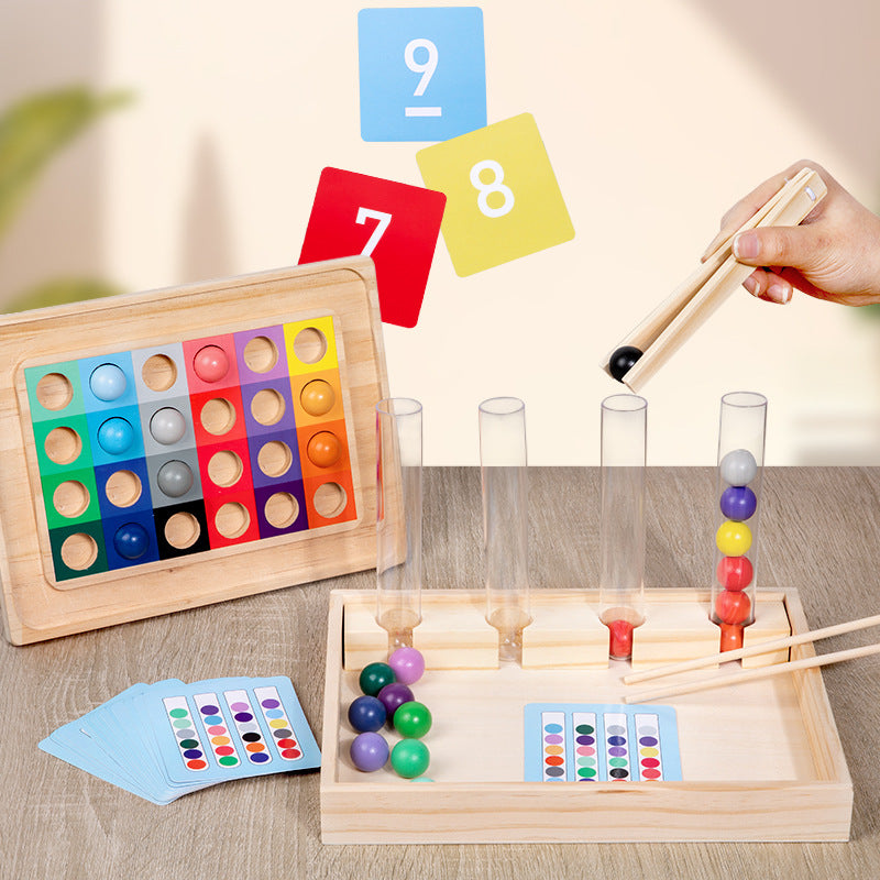 Children's Cognitive Color Gradient Matching Bead Puzzle Toy