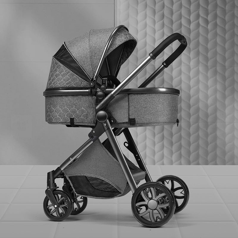 High-Landscape 2-Way Foldable Baby Stroller