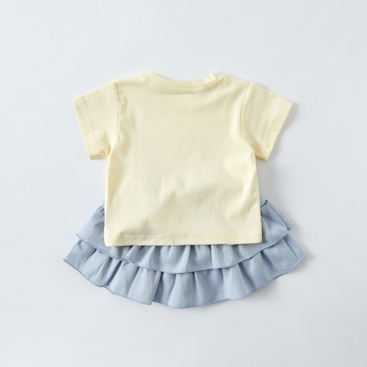 Short Sleeve Dress Set – Stylish Two-Piece Summer Outfit for Baby & Toddler Girls