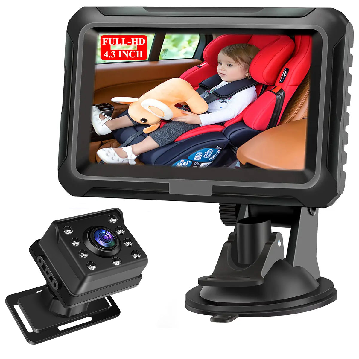 4.3-Inch Car Rear View Camera & Monitor Kit