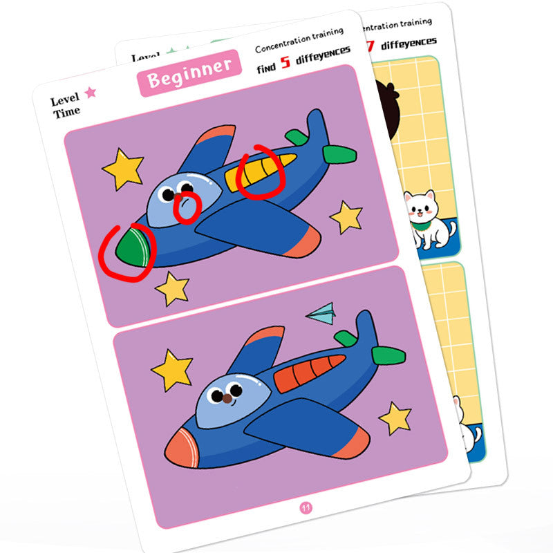 Spot the Difference Educational Card Game