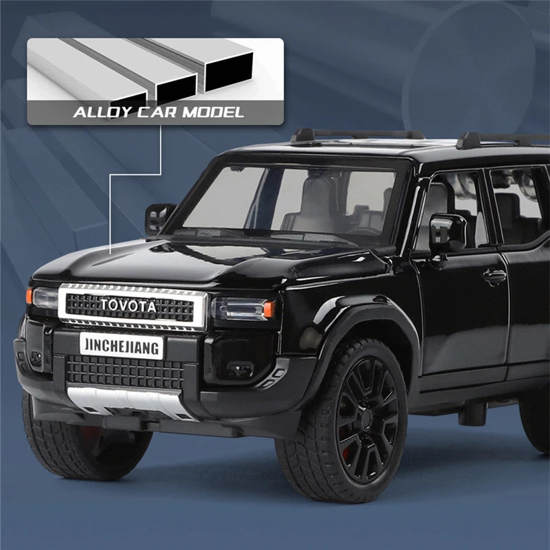 1:32 Prado Alloy Sound & Light Simulation SUV Toy Car