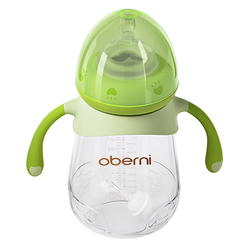 Baby Drop-Resistant Training Bottle or Durable PP & Silicone Baby Bottle