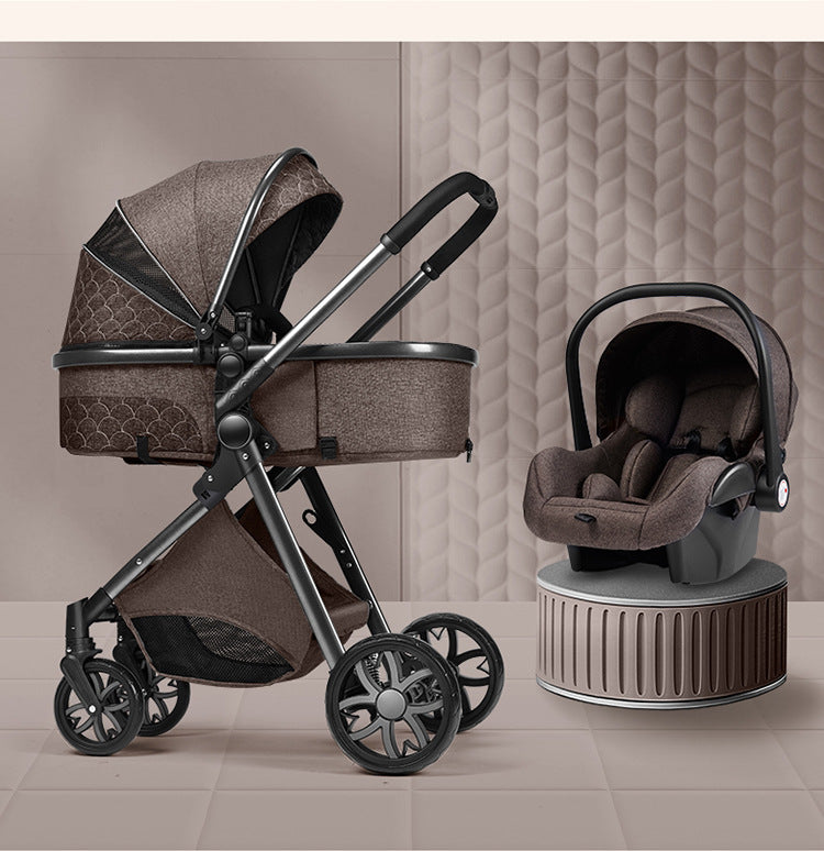 High-Landscape 2-Way Foldable Baby Stroller