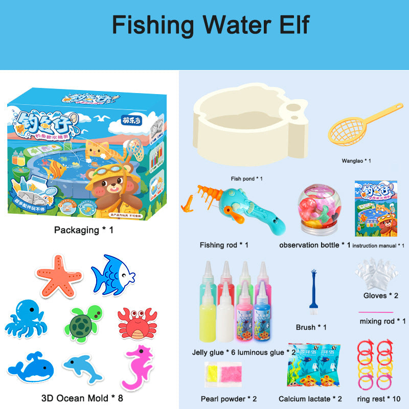 Children’s Magical Water Elf Mold Puzzle Toy