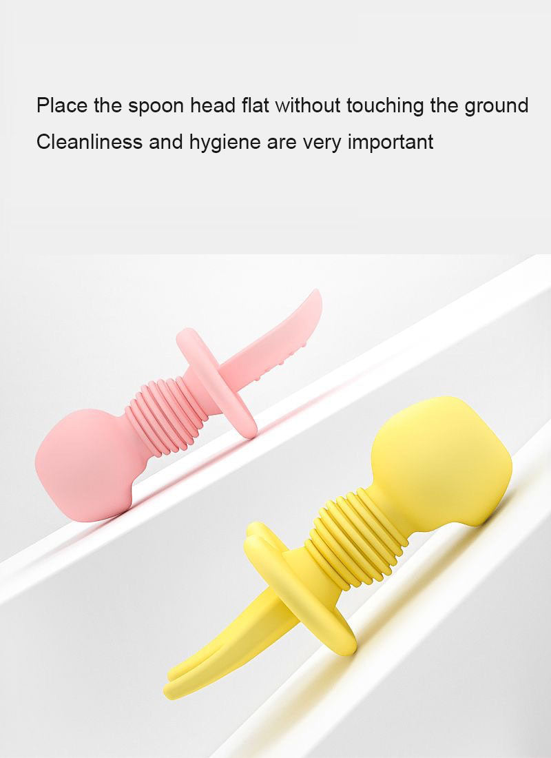 LittleBite™ Silicone Baby Spoon & Fork Set