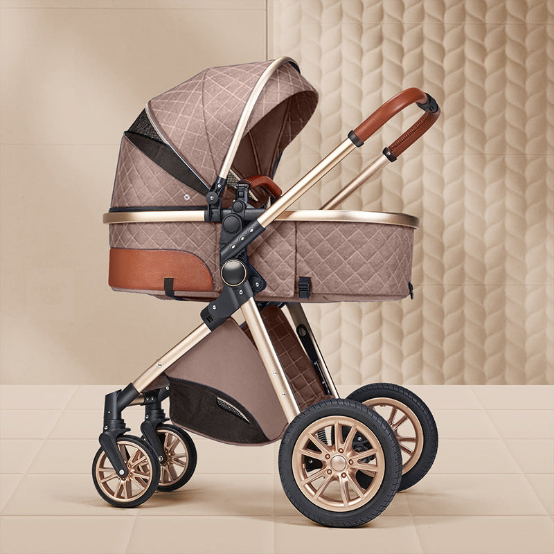 High-Landscape 2-Way Foldable Baby Stroller