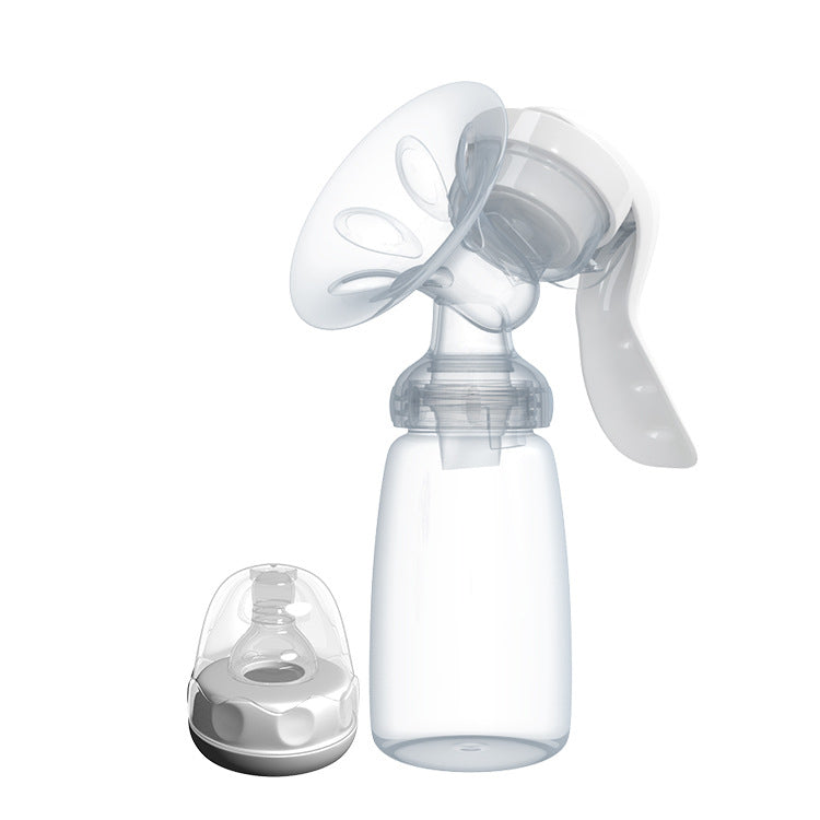 High-Suction Manual Breast Pump with 150ml Bottle