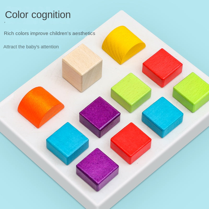 Wooden Box Set Building Blocks