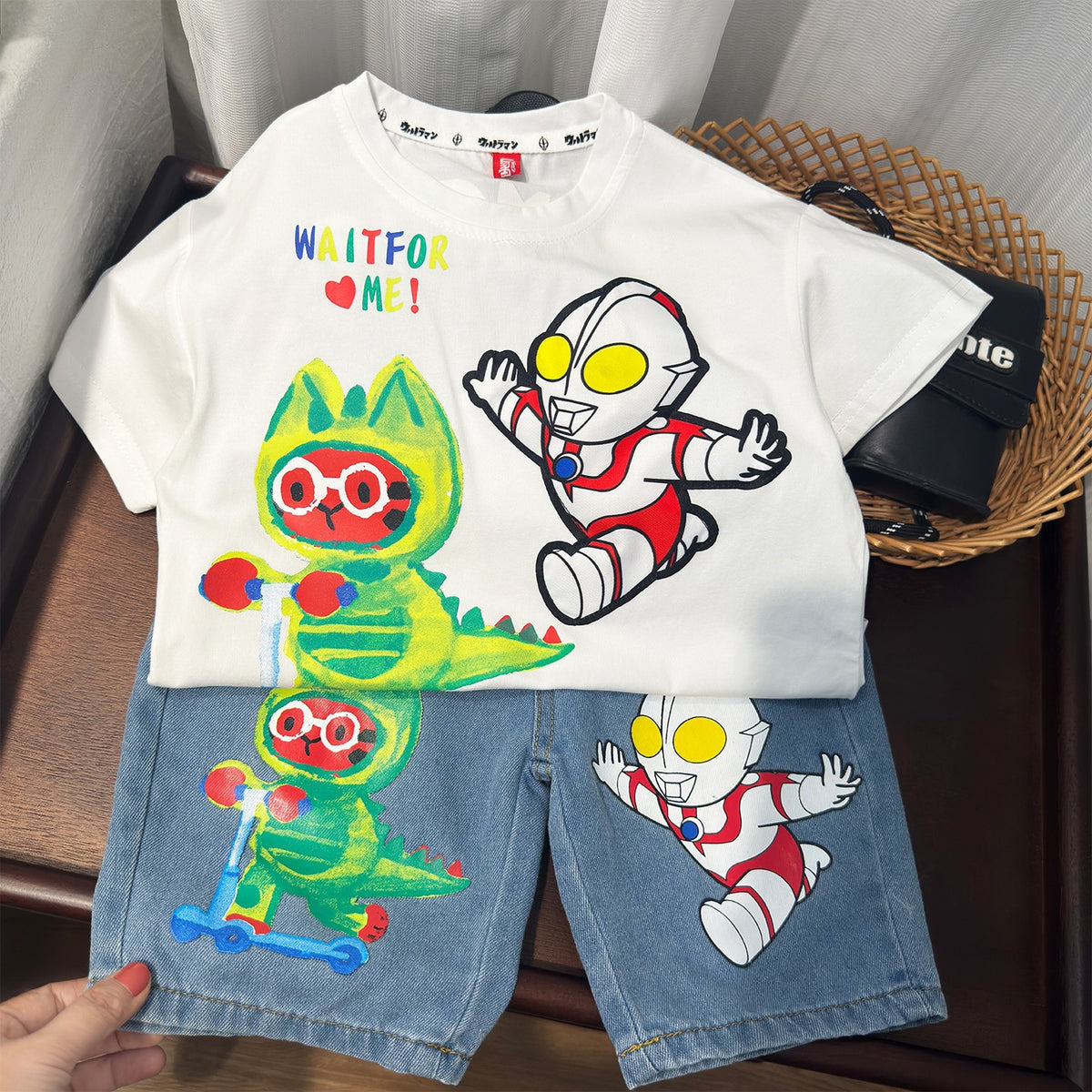 Boys' Cool Summer Short Sleeve Two-Piece Set