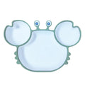 Crab-Shaped Silicone Suction Baby Plate