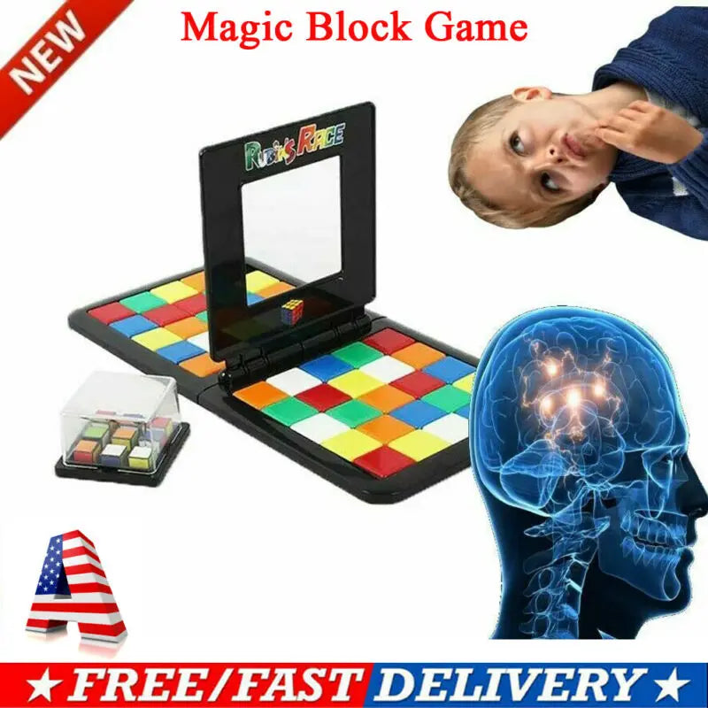 Magic Cube Race Board Game for Kids & Parent-Child Play