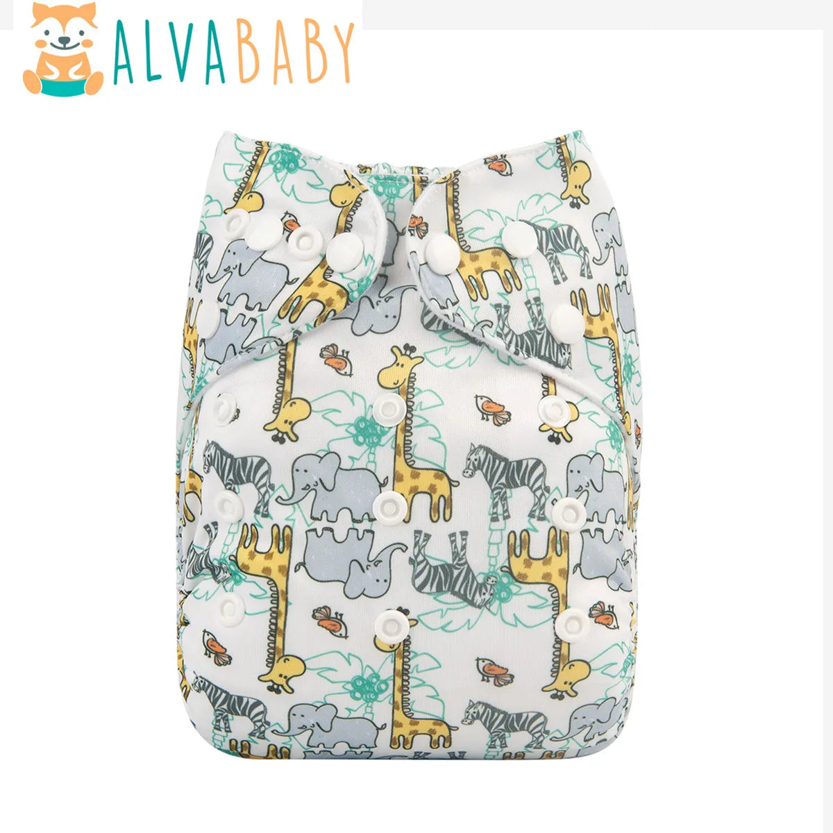 ALVABABY One-Size Reusable Cloth Diaper