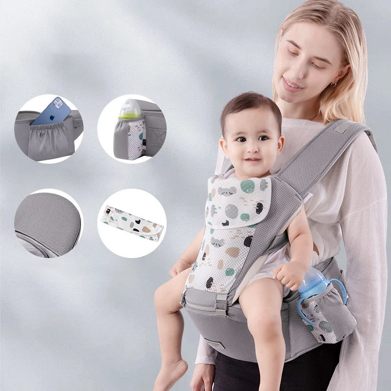 Ergonomic Baby Hipseat Carrier Backpack