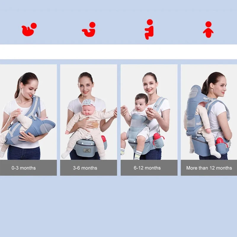 Ergonomic Baby Hipseat Carrier Backpack