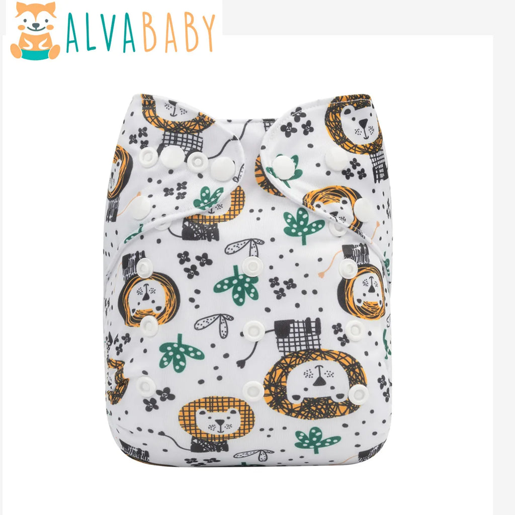 ALVABABY Reusable Pocket Cloth Diaper Shell