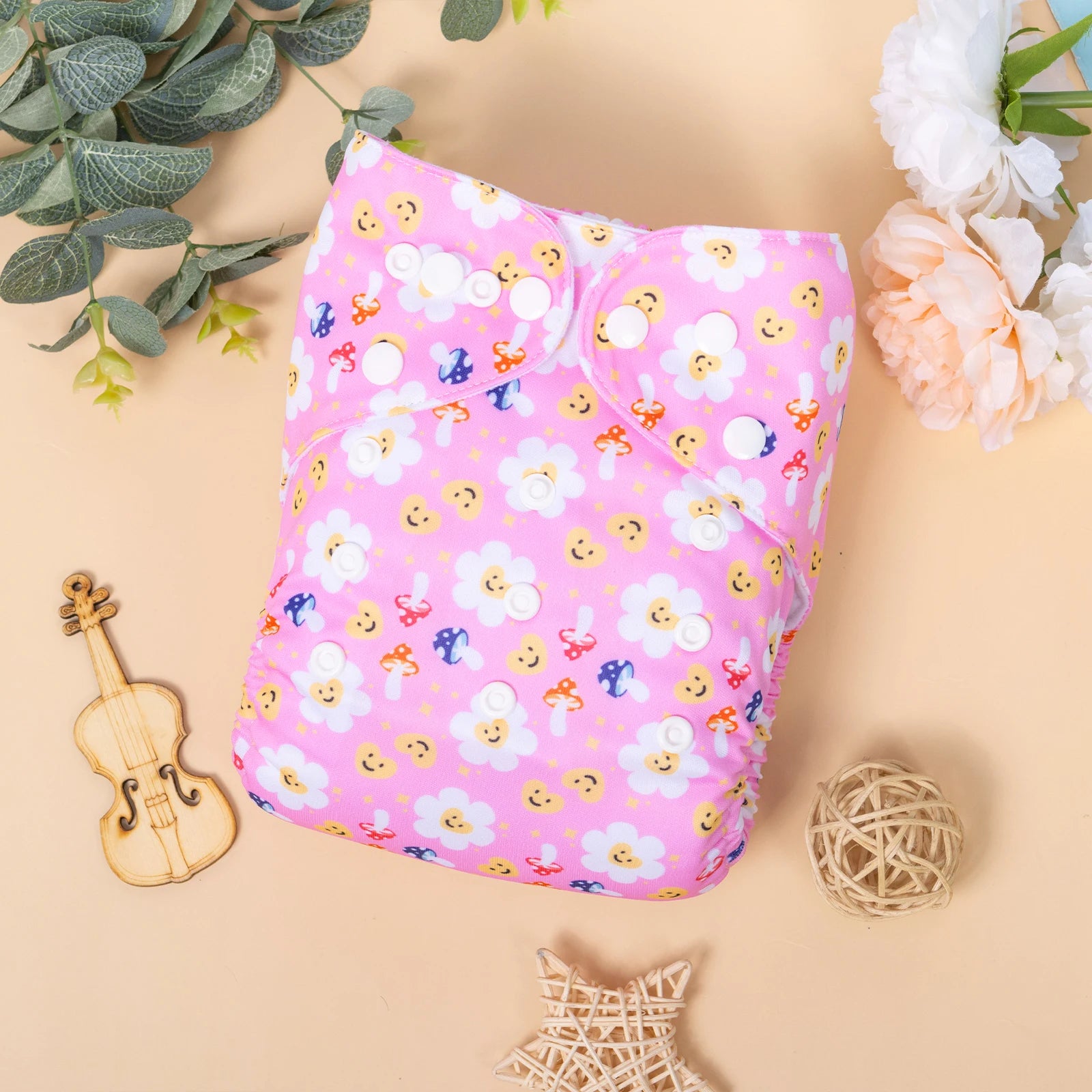ALVABABY Reusable Pocket Cloth Diaper Shell